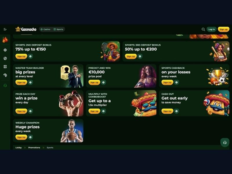 Casino en vivo y gestión completa de la cuenta desde móvil en Casinacho Casino Nacho Casino para España